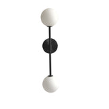 Milky Glass Round Ball LED Wall Lamp