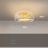 Crystal Round Lamparas Chandelier