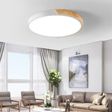 Square and Round Wooden Remote Control Chandelier