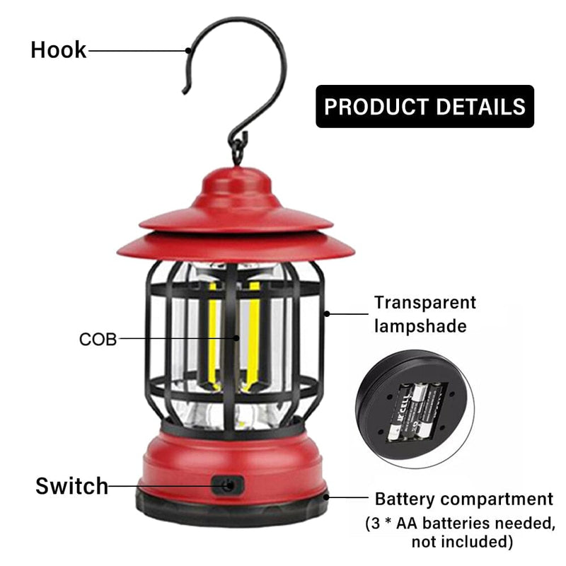 LED Emergency Lamp Gas Light for Garden Yard