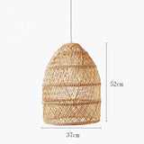 Natural Rattan Hand-woven Japanese Pendant