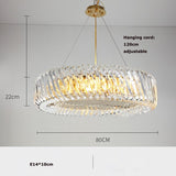 Crystal Round Lamparas Chandelier