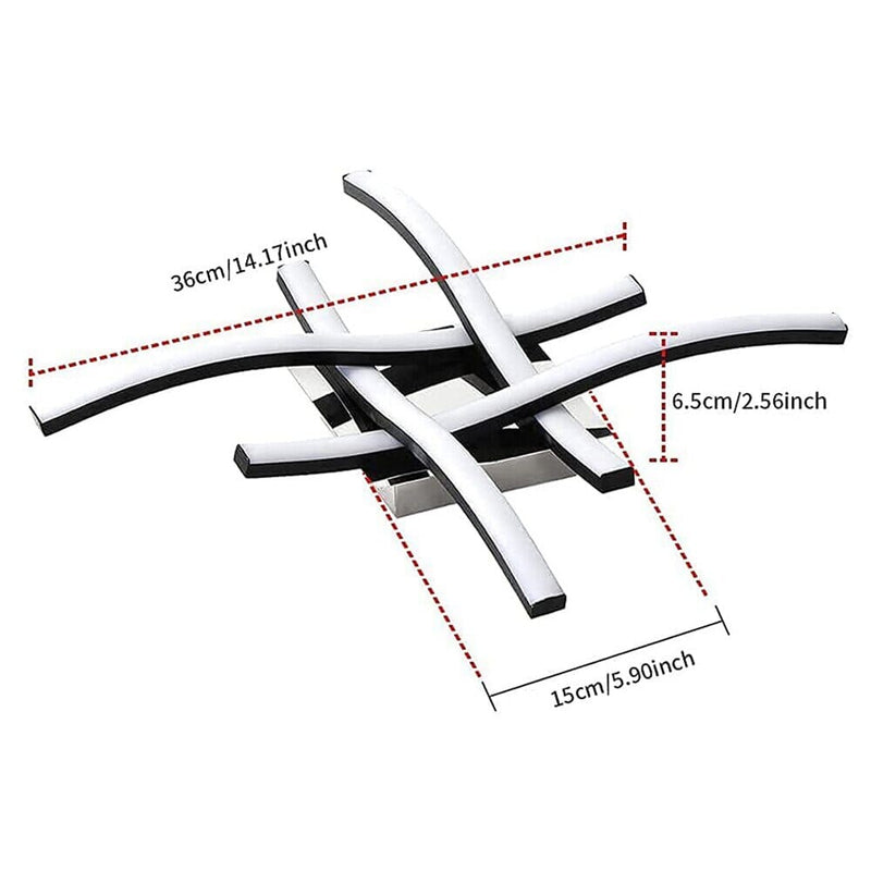 24W LED Forked Shaped Ceiling Lamp