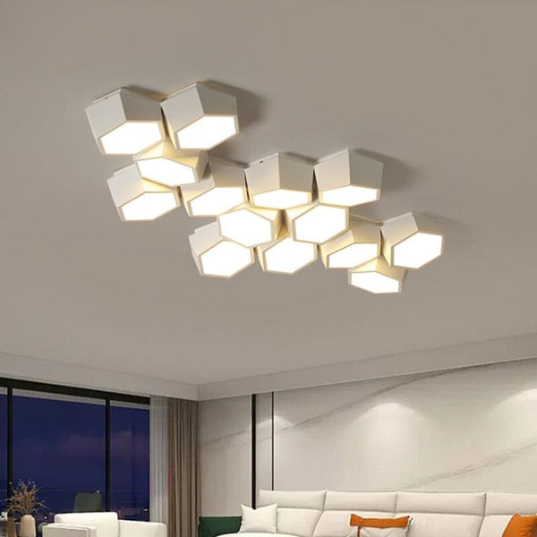 Modern Geometry Alloy LED Ceiling Lights
