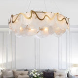Creative Glass Lustre Gold Iron Pendant