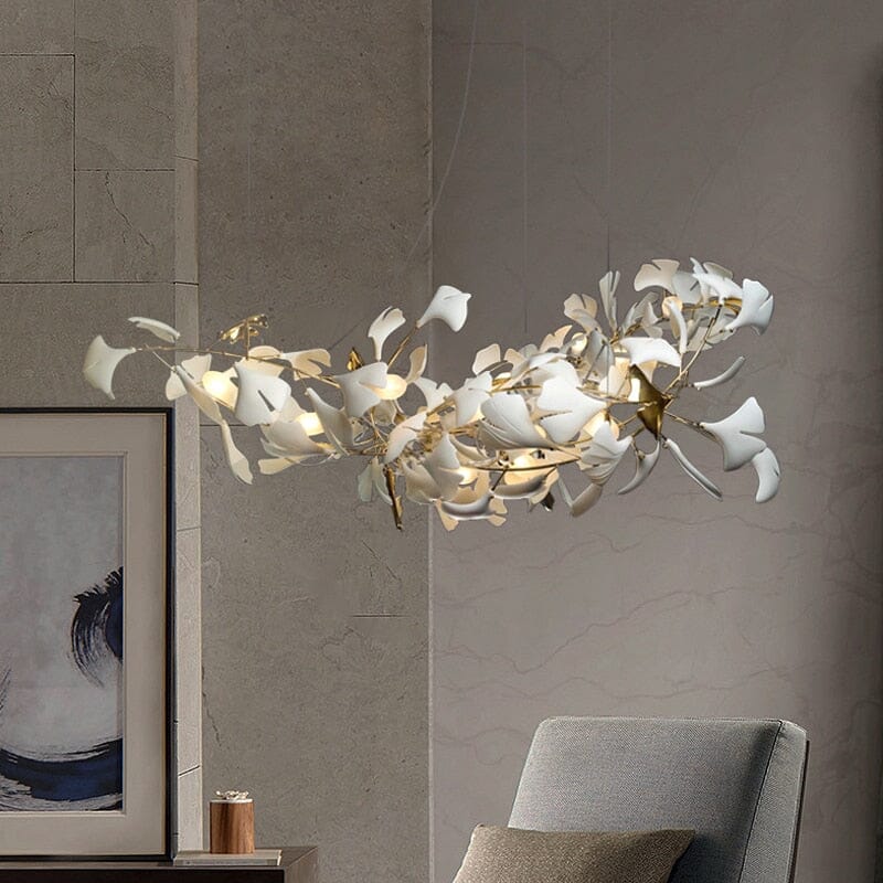 Modern Design Porcelain Leaves Pendant Lights