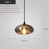 Nordic Restaurant Glass Pendant Lamp
