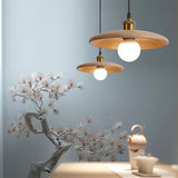 Nordic Solid Wood Decorative Pendant Light