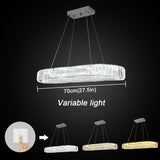 Tommy Crystal Oval Chandelier