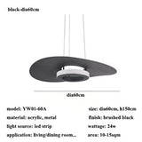Suavenino Modern Novelty Round Aluminum LED Pendant