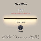 Long Strip Wall Lamp Shelf