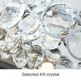 Balham Luxury Silver Crystal Ring Chandelier