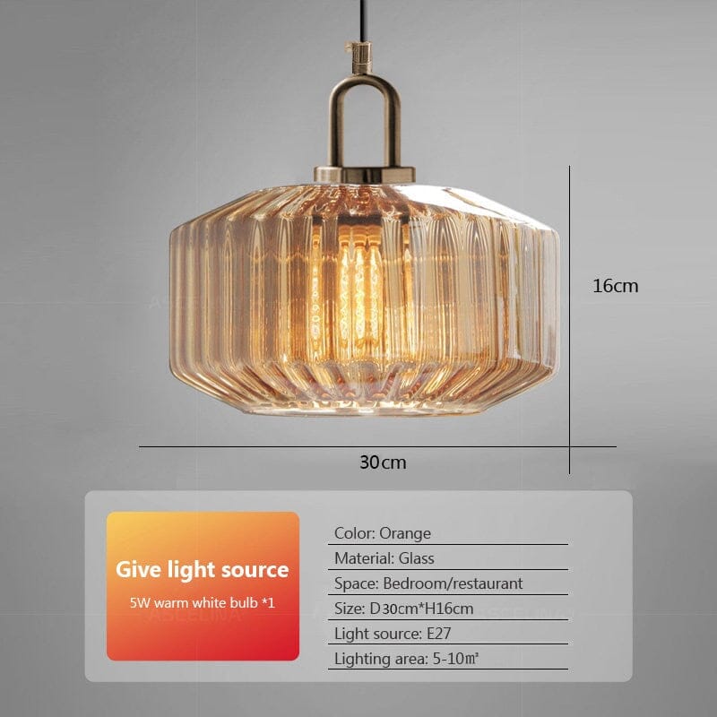 St Pauls Nordic LED  Glass Pendant