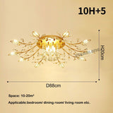 Crystal Flower Wall Chandelier