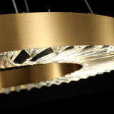 Minimalist Round  Gold Frame LED Pendant Lights