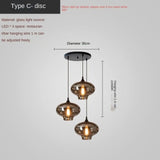 Nordic Restaurant Glass Pendant Lamp