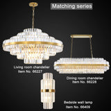 Mikel Luxury Gold Creative LED Crystal Chandelier