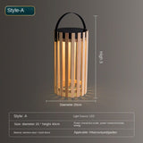 Portable Lantern Design LED Modern Solar Outdoor Floor Lamp