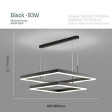 Square pendant chandelier