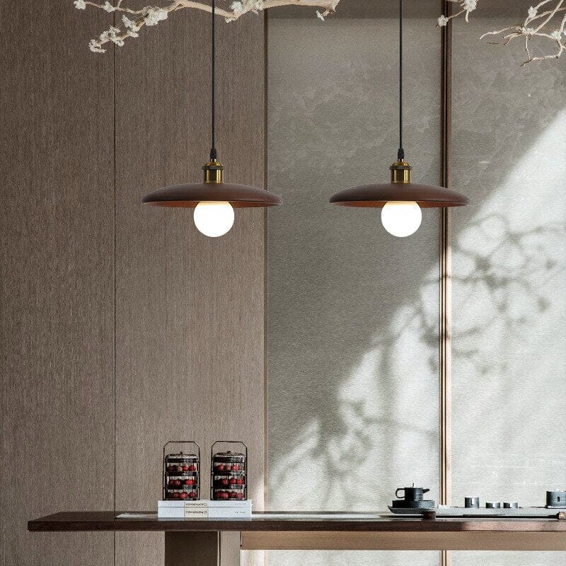 Nordic Solid Wood Decorative Pendant Light