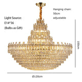 Hermez LED Luxury Ceiling Chandeliers
