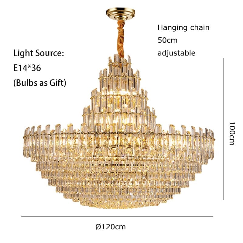 Hermez LED Luxury Ceiling Chandeliers