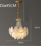French Vintage Romantic Crystal Chandelier