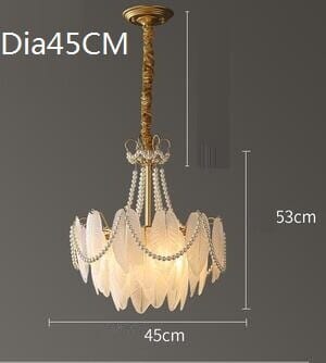 French Vintage Romantic Crystal Chandelier