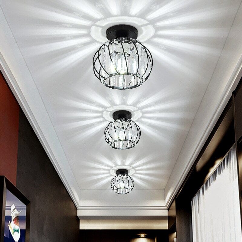 Crystal Glass Loft Modern LED Chandelier