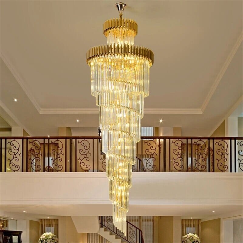 Luxury Safa Spiral Crsytal Chandelier