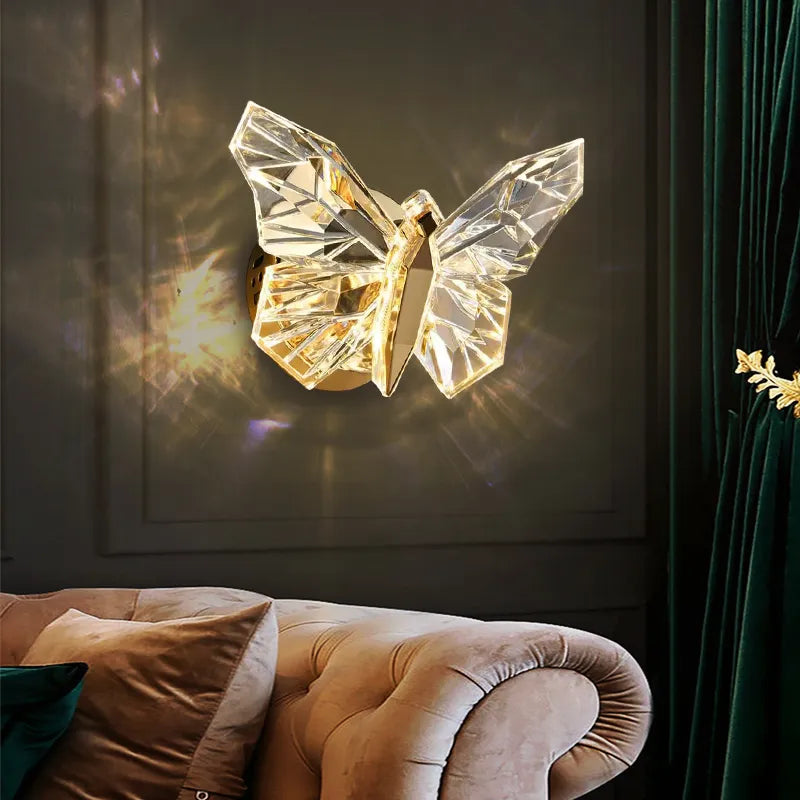 Nordic LED Butterfly Wall Lamp