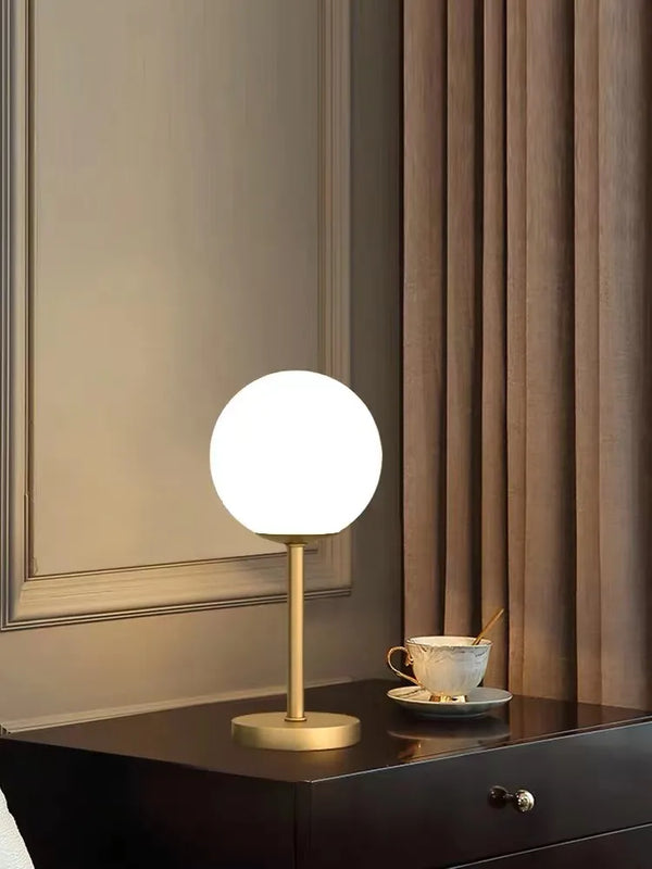 Modern Glass Ball  Gold Table Lamps