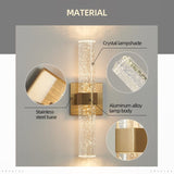 Crystal Bubble Shade LED Wall Lamps