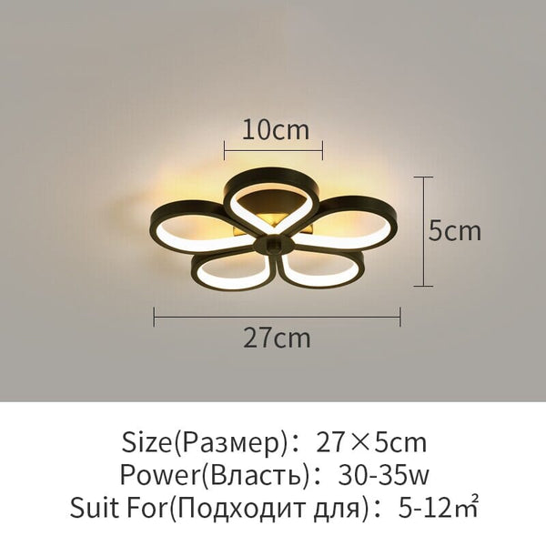 Flower Power Modern LED Ceiling Lights