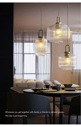 St Pauls Nordic LED  Glass Pendant