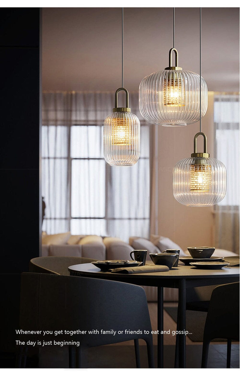 St Pauls Nordic LED  Glass Pendant