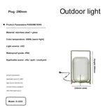 Modern Terrace Garden Outdoor Lights