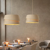 French Cream Style LED Fabric Chandelier
