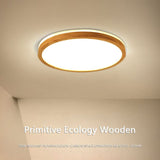 Smart Remote Control LED Wood Chandelier