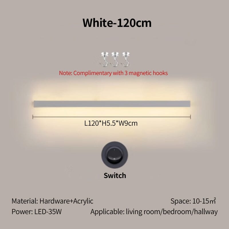 Long Strip Wall Lamp Shelf
