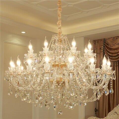 Waldo European Candlestick  Ceiling Chandelier
