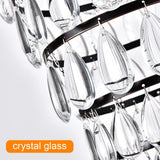 Luxury Crystal LED Waterdrop Empire Chandelier
