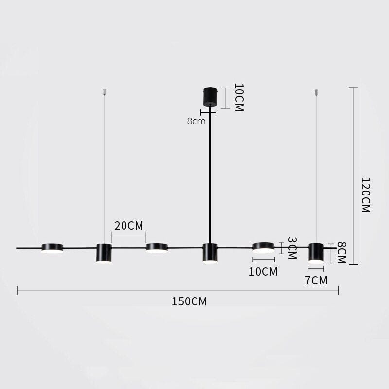 Virgo Modern LED Ceiling Chandelier