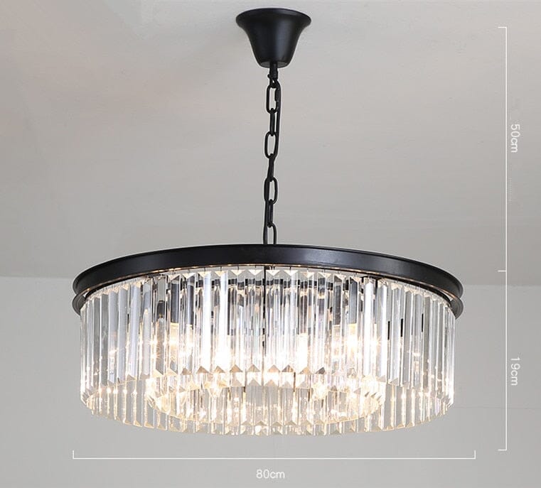 American K9 Crystal  Black Pendant Light