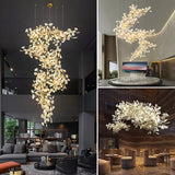 Artistic Ginkgo Leaf Chandelier