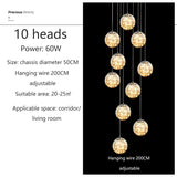 Glass Ball Ashante Chandelier