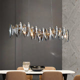 NYRA Crystal Leaf Chandelier Collection