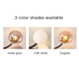 Nordic Glass Ball Tree Branch Ceiling Lamp