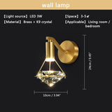 K9 Diamond Sconce Wall Lamp