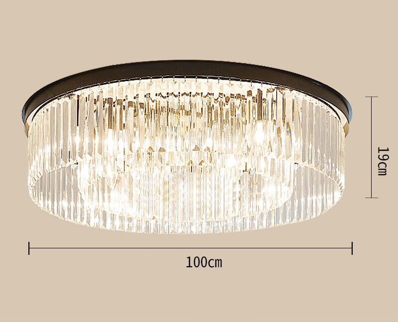 American K9 Crystal  Black Pendant Light